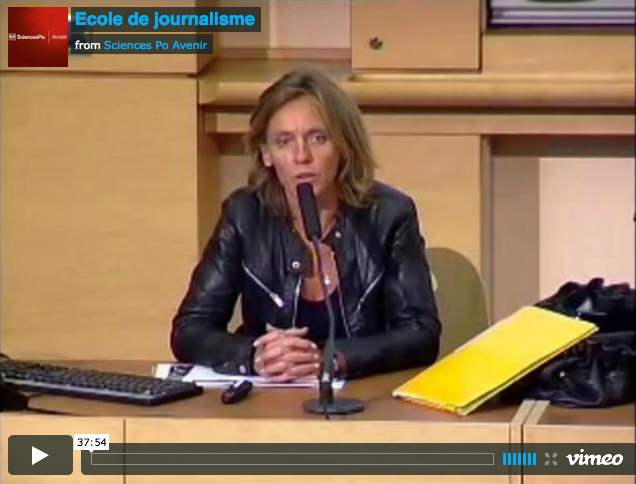 Vidéo de la présentation de l'École de Journalisme de Sciences Po Paris